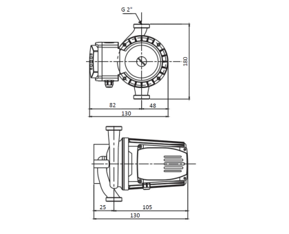 Циркуляционный насос Shinhoo Basic S 32-4S