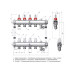 Коллектор нерж. Wester W902 1-3/4 в сборе с расходомерами на 9 выходов